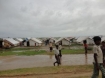 Rohingya refugees in a Myanmar refugee camp