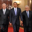 Netanyahu, Obama and Abbas.