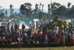 Rohingya refugees at the Pauktaw camp in west Burma. Photograph: Kate Hodal for the Guardian