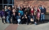 Supporters of Eric Salerno in front of the court house at the conclusion of Friday's hearing.