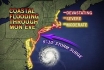 Weather map from Sandy