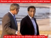 Bush and Sarkozy