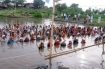 Omkareshwar and Indira Sagar Dam activists protesting for their lives and their children's futures.