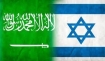 Saudi Israel flags