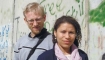 Rafiq and Rebecca. Subjected to humiliating body searches by El Al airport security. Photo by Amira Hass