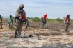 Army personnels inspect an area for bombs and mines and treat dioxin pollution at Đà Nẵng Airport.—VNS File Photo