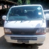 One of the actual 'white vans' used in political abductions and murders