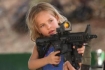 Tamara Brown, who is 5, fires clay bullets at “terrorists.” Israeli settlers from Gush Etzion run a shooting range for tourists where they “pretend-shoot a terror operative…hear stories from the battleground, watch a simulated assassination of ter