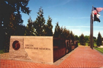 Korean War Veterans Memorial in Wilsonville, Oregon