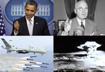 Obama, Truman, drone and the a-bomb