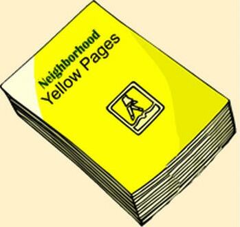 Yellow pages image