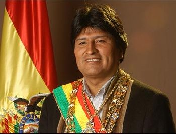 President Evo Morales of Bolivia