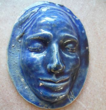 Vintage BLUE MAN Cobalt Art Pottery