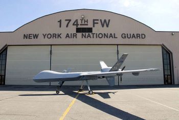 MQ-9 Reaper of the 174th Fighter Wing at Hancock Field Air National Guard.