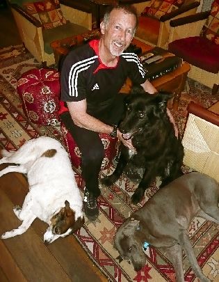 Bruce Sallan and his best friends