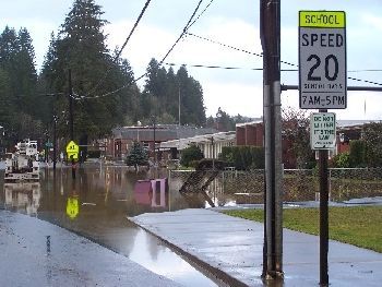 Results of past flooding in Vernonia