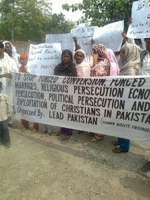 Protest for Christians in Pakistan