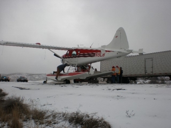 Plane on freeway