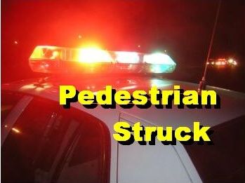 Pedestrian struck