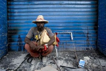 survivor of Haiti's massive earthquake