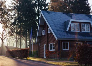 house in woods