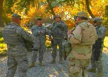 American  soldiers photographed in January 2007 in Jalalabad, Afghanistan, Photo by Tim King