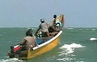 Pirates from Somalia at sea