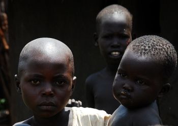 Children at Atiak IDP in Northern Uganda