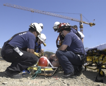 Rescue scene in Tualitan, Oregon 5807