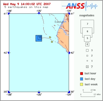 california quake image