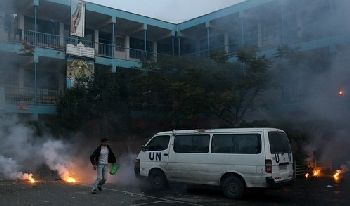 The Israeli attack on a UN compound and school in Gaza.