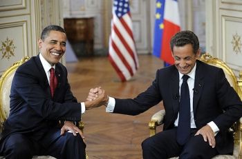 Sarkozy and Obama