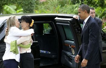 clinton and suu kyi