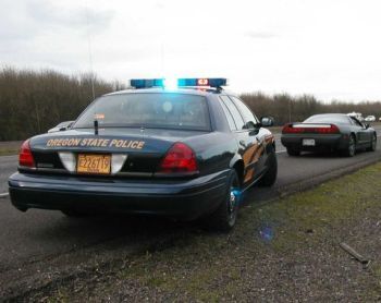 Oregon State Police car