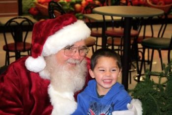 santa with child