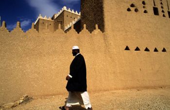 An historical building at Ad-Diriyyah, Saudi Arabia