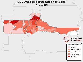 Salem, Oregon real estate foreclosures