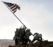 Flag raising at Iwo Jima