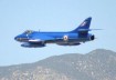 Guilford's Hawker Hunter jet in flight