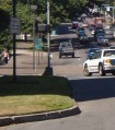 Liberty with traffic