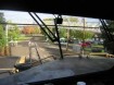 The view through the locomotive on an Amtrack in Salem