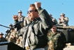 Schwarzenegger visiting the California National Guard