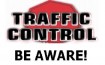 graphic: traffic control be aware logo