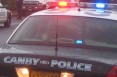 Canby Oregon police car accident