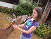 Girl and deer