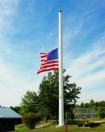 Flag at half mast