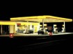 Gas station at night