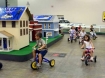 A kids safety town set up in the state of Kentucky