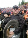 Michael Charles Smith with the Oregon State Alumni marching band